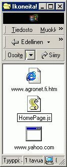 Kolme kuvaketta, JPG 133x330